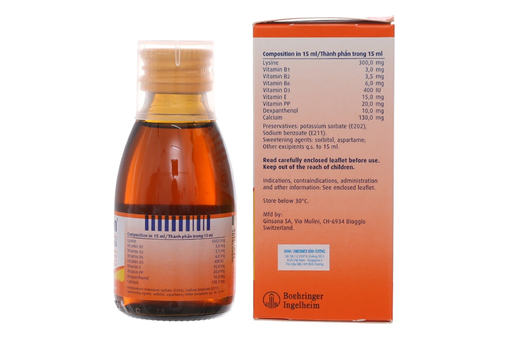 Siro Pharmaton Kiddi bổ sung vitamin và khoáng chất cho bé chai 100ml - 1