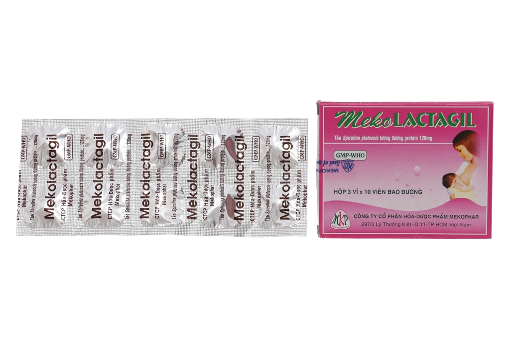MekoLactagil bồi bổ cơ thể, tăng tiết sữa (3 vỉ x 10 viên) - 