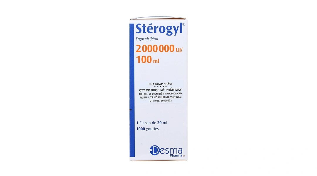 Dung dịch uống Stérogyl 2000000UI/100ml phòng và trị thiếu vitamin D chai 20ml - 1