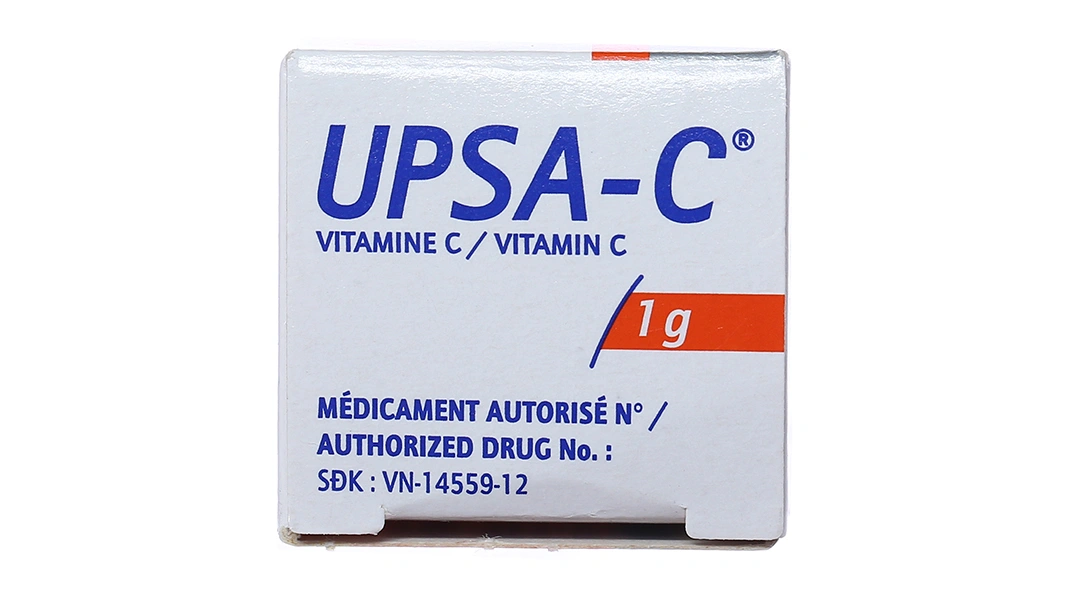 Viên sủi UPSA-C 1g trị thiếu hụt Vitamin C, cảm cúm, mệt mỏi tạm thời tuýp 10 viên - 4