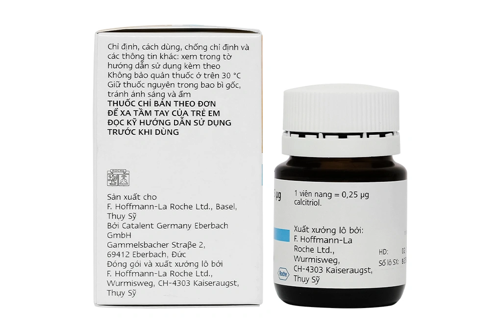 Rocaltrol 0.25mcg trị loãng xương lọ 30 viên - 2