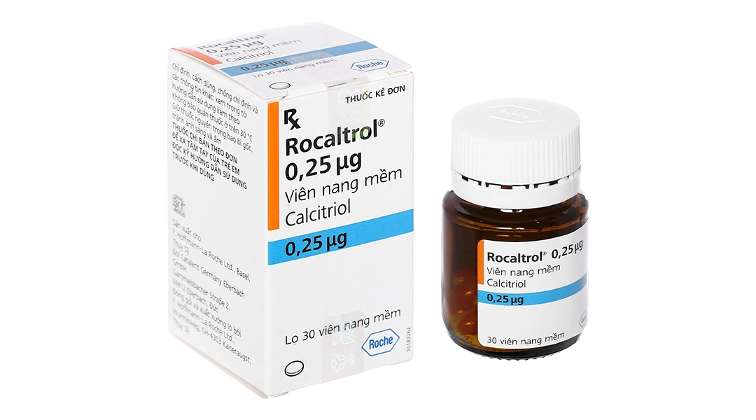 Rocaltrol 0.25mcg trị loãng xương lọ 30 viên - 1