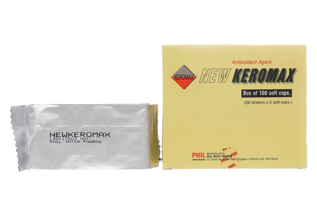 New Keromax chống oxy hóa, tăng đề kháng (20 vỉ x 5 viên) - 2