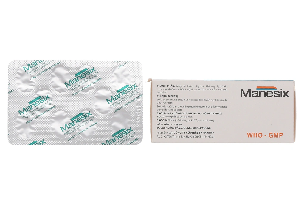 Magnesi trị thiếu magie, giảm lo âu (5 vỉ x 10 viên) - 1