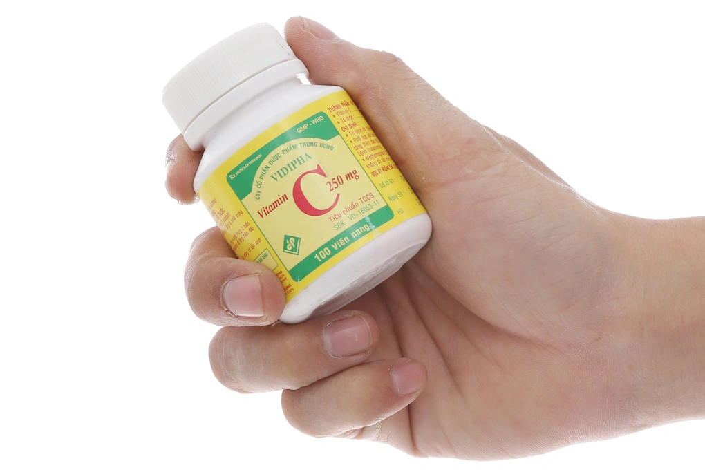 Vitamin C Vidipha 250mg phòng và trị thiếu vitamin C lọ 100 viên - 2