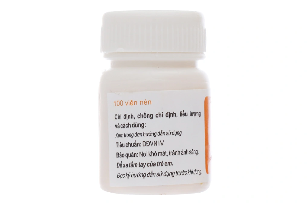 Vitamin B2 2mg phòng và điều trị thiếu riboflavin lọ 100 viên - 1
