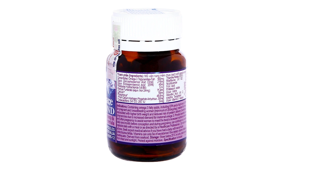 PM Procare Diamond bổ sung vitamin, khoáng chất cho phụ nữ mang thai lọ 30 viên - 1