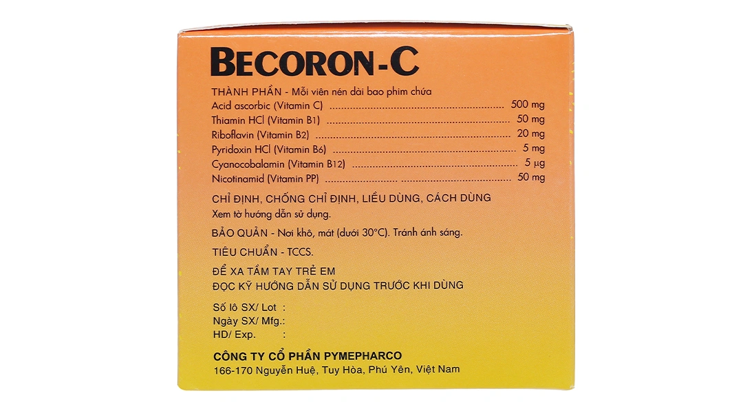 Becoron-C tăng cường, củng cố hệ thống miễn dịch (10 vỉ x 10 viên) - 5