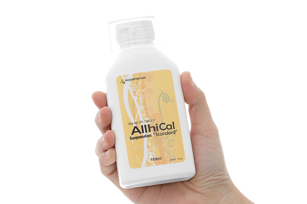 Hỗn dịch uống AllhiCal trị thiếu Canxi và Vitamin A, D chai 180ml - 3
