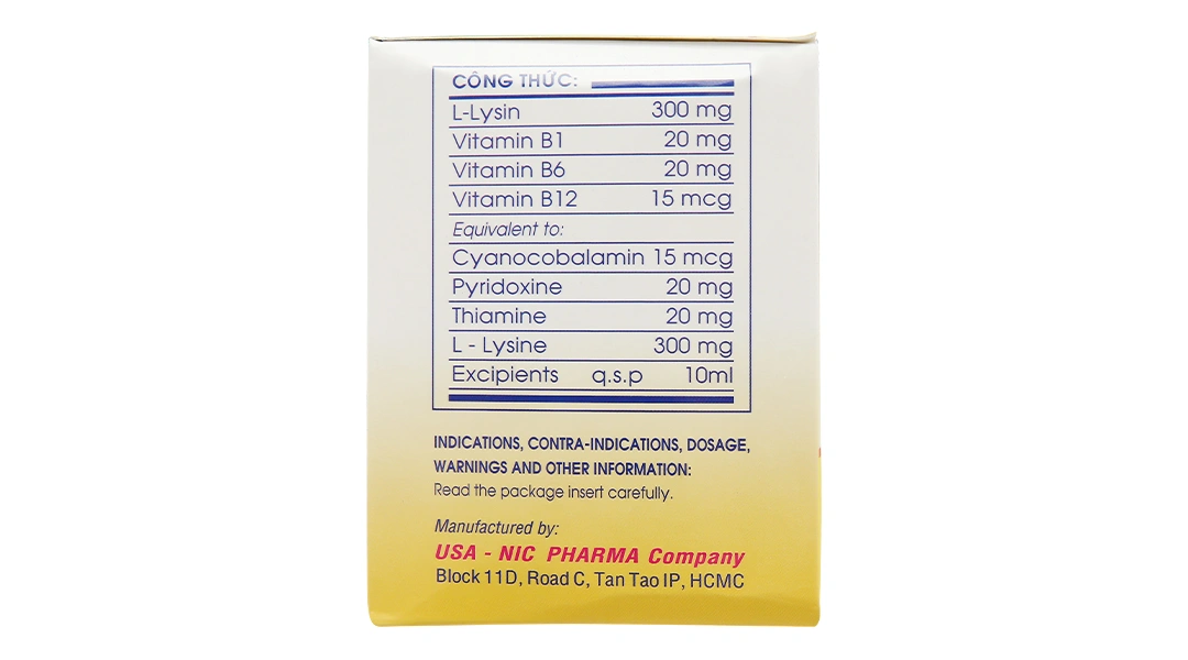 Siro Nic-Vita giúp trẻ ăn ngon, tăng chiều cao, phát triển tốt 20 ống x 10ml - 2