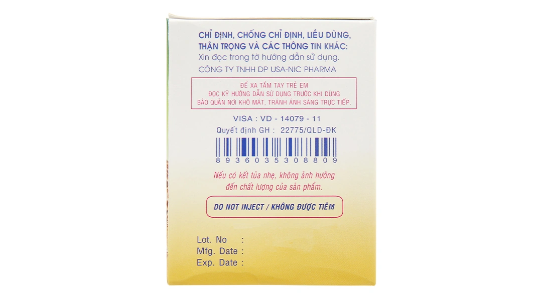 Siro Nic-Vita giúp trẻ ăn ngon, tăng chiều cao, phát triển tốt 20 ống x 10ml - 3