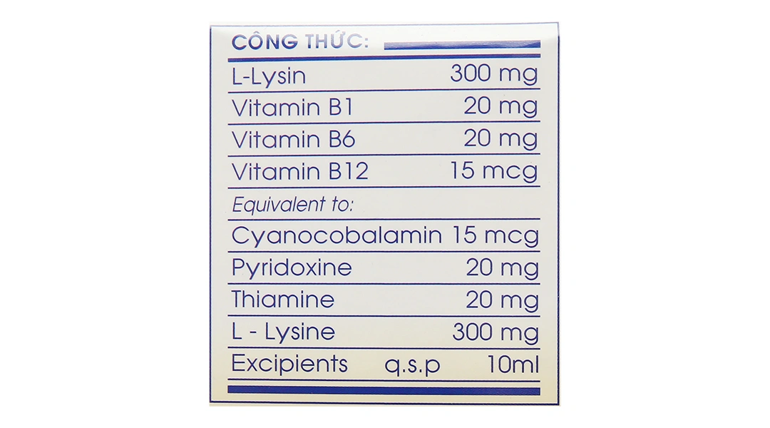 Siro Nic-Vita giúp trẻ ăn ngon, tăng chiều cao, phát triển tốt 20 ống x 10ml - 4