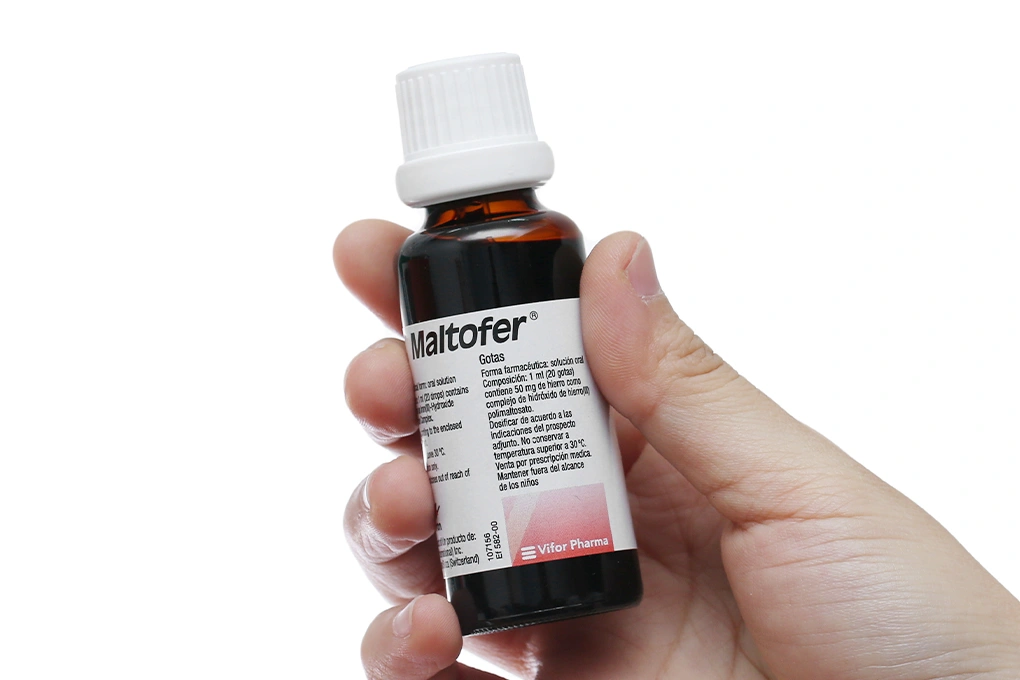 Dung dịch uống Maltofer 50mg/ml trị thiếu máu, thiếu sắt chai 30ml - 3
