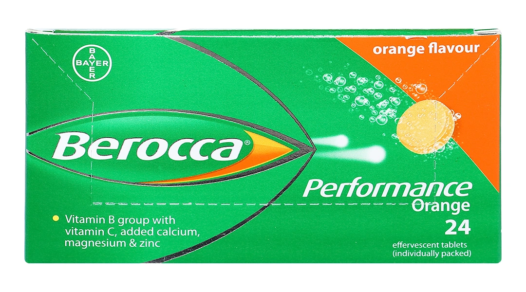 Viên nén sủi bọt Berocca Performance trị thiếu hụt vitamin C, B, kẽm (12 vỉ x 2 viên) - 2
