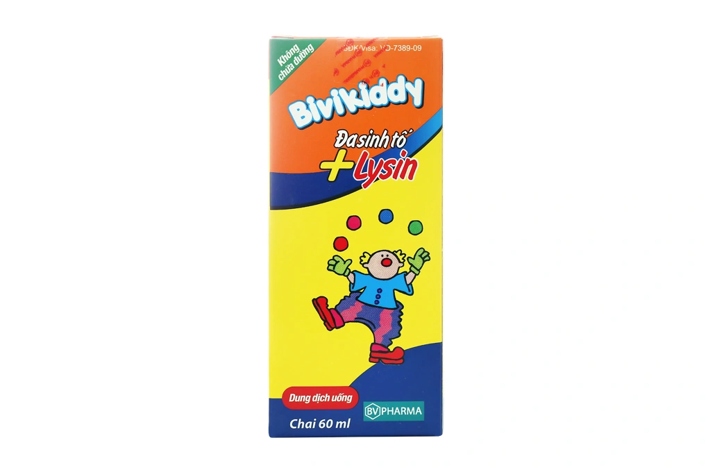 Dung dịch uống Bivikiddy bổ sung vitamin, giúp ăn ngon chai 60ml - 1