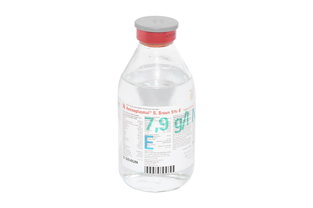 Dịch truyền Aminoplasmal B.Braun 5% E bổ sung protein chai 250ml - 