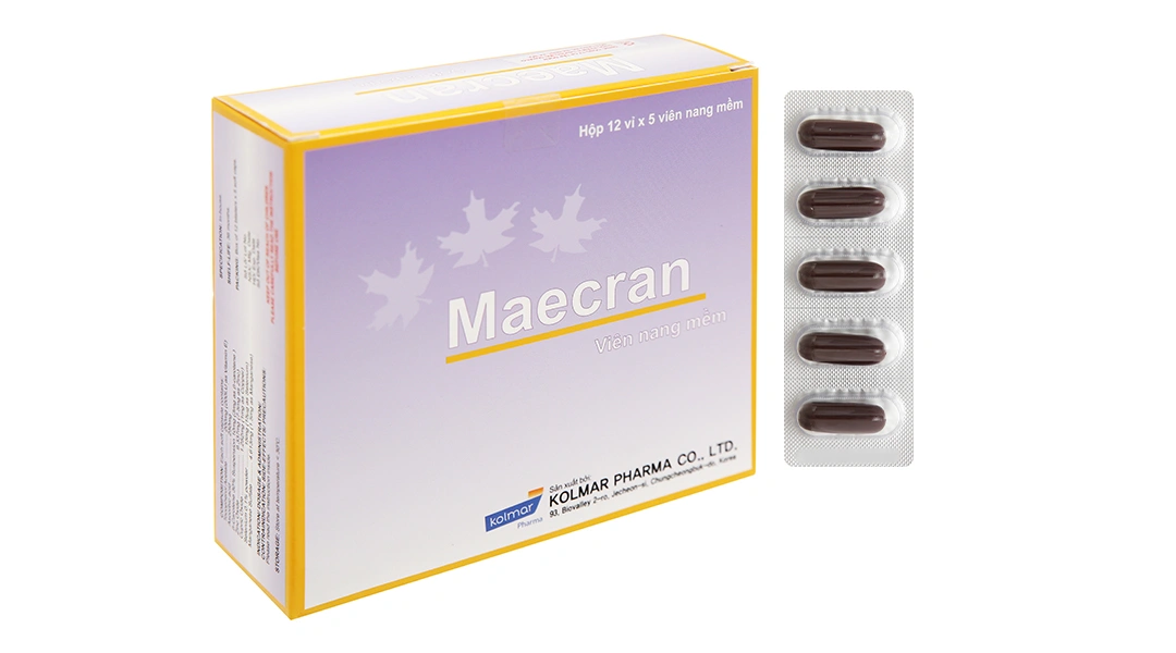 Maecran bổ sung vitamin và khoáng chất (12 vỉ x 5 viên) - 