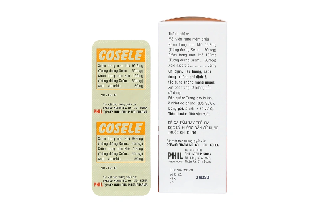 Cosele hỗ trợ trị các bệnh lý về gan, giảm mỡ máu (20 vỉ x 5 viên) - 1