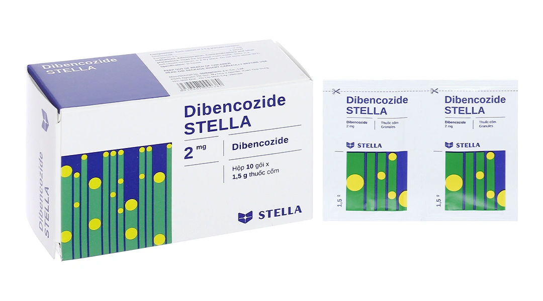 Thuốc cốm Dibencozide Stella 2mg trị suy nhược, chán ăn ở trẻ (10 gói x 1.5g) - 