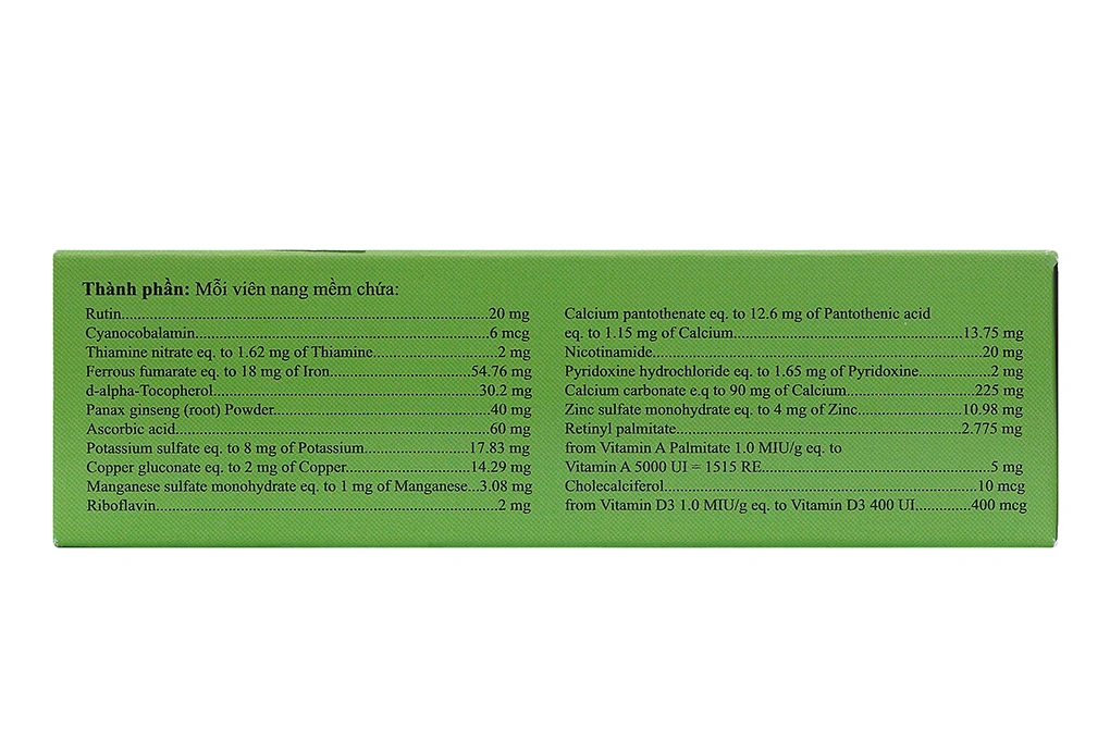 Geotonik bổ sung vitamin và khoáng chất (3 vỉ x 10 viên) - 2