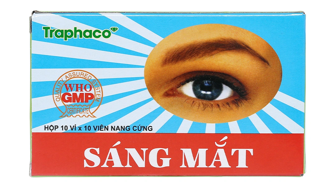 Sáng mắt Traphaco trị các bệnh về mắt, suy giảm thị lực (10 vỉ x 10 viên) - 2