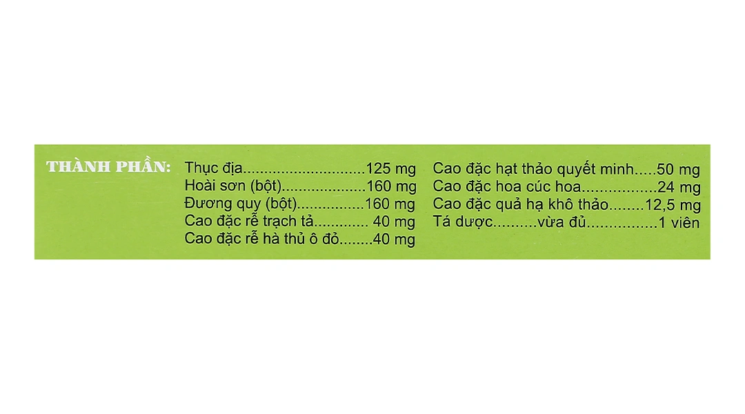 Sáng mắt Traphaco trị các bệnh về mắt, suy giảm thị lực (10 vỉ x 10 viên) - 5