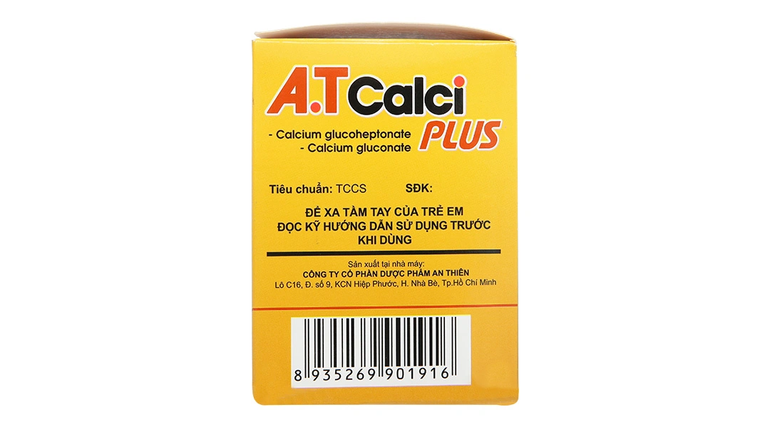 Dung dịch uống A.T Calci Plus cung cấp canxi cho cơ thể (30 ống x 10ml) - 2