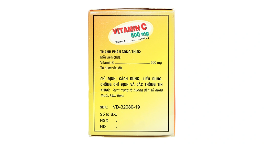 Vitamin C 500mg Phapharco phòng và trị thiếu hụt vitamin C (10 vỉ x 10 viên) - 2