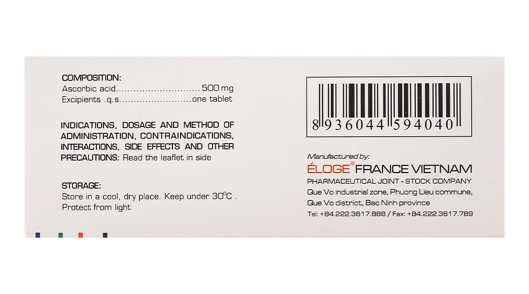 Franvit C.Ex 500 bổ sung vitamin C, tăng đề kháng (5 vỉ x 10 viên) - 2