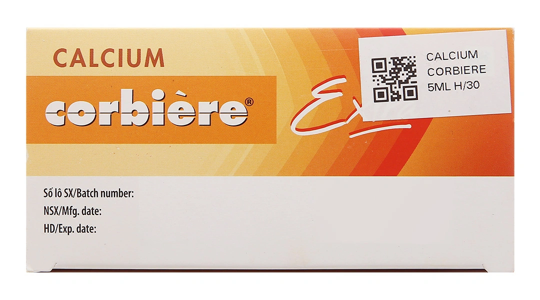 Dung dịch uống Calcium Corbière Extra bổ sung canxi, trị loãng xương (30 ống x 5ml) - 2