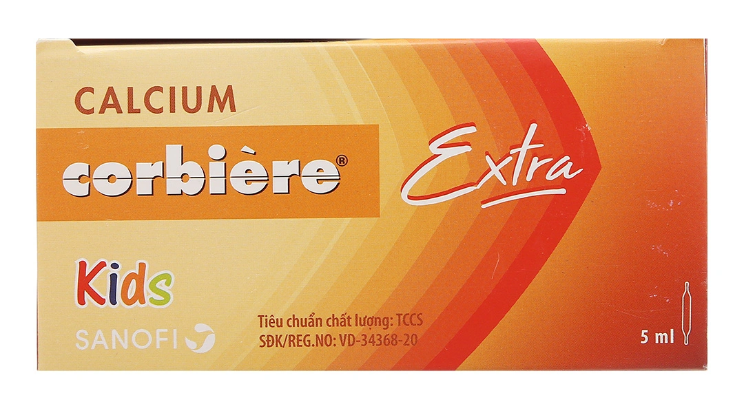 Dung dịch uống Calcium Corbière Extra bổ sung canxi, trị loãng xương (30 ống x 5ml) - 3