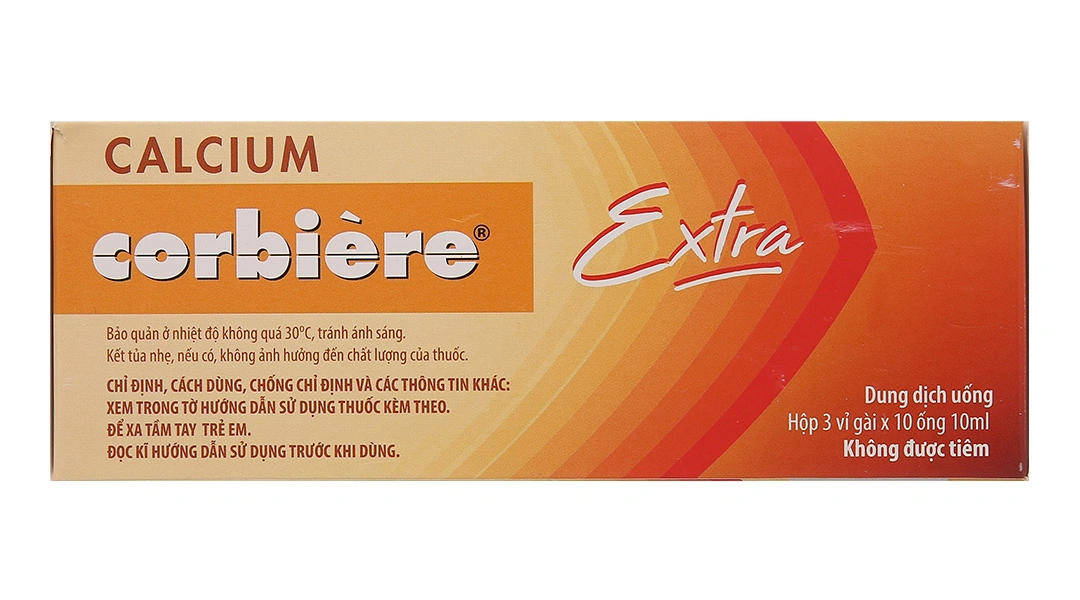 Dung dịch uống Calcium Corbière Extra điều trị loãng xương, còi xương (30 ống x 10ml) - 4