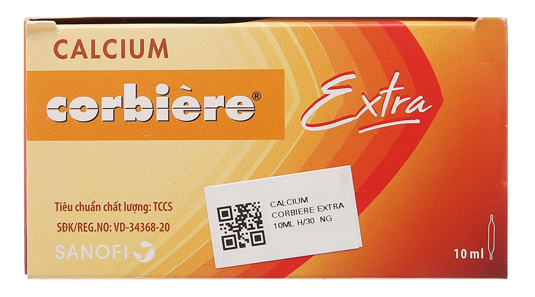 Dung dịch uống Calcium Corbière Extra điều trị loãng xương, còi xương (30 ống x 10ml) - 6