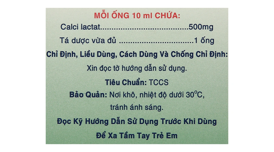 Dung dịch uống Mumcal 500mg/10ml bổ sung và ngừa giảm canxi (20 ống x 10ml) - 4