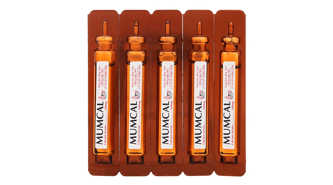 Dung dịch uống Mumcal 500mg/10ml bổ sung và ngừa giảm canxi (20 ống x 10ml) - 5