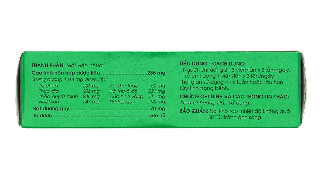 Sáng Mắt Traphaco phòng và trị các bệnh lý về mắt (3 vỉ x 10 viên) - 2