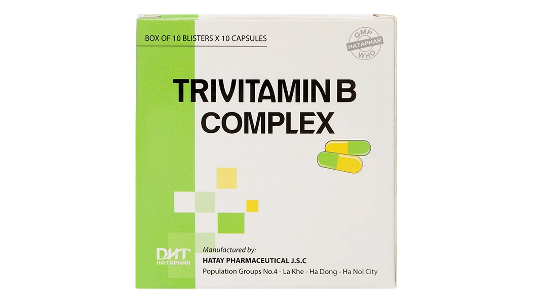 Trivitamin B Complex phòng và trị thiếu hụt vitamin nhóm B (10 vỉ x 10 viên) - 1