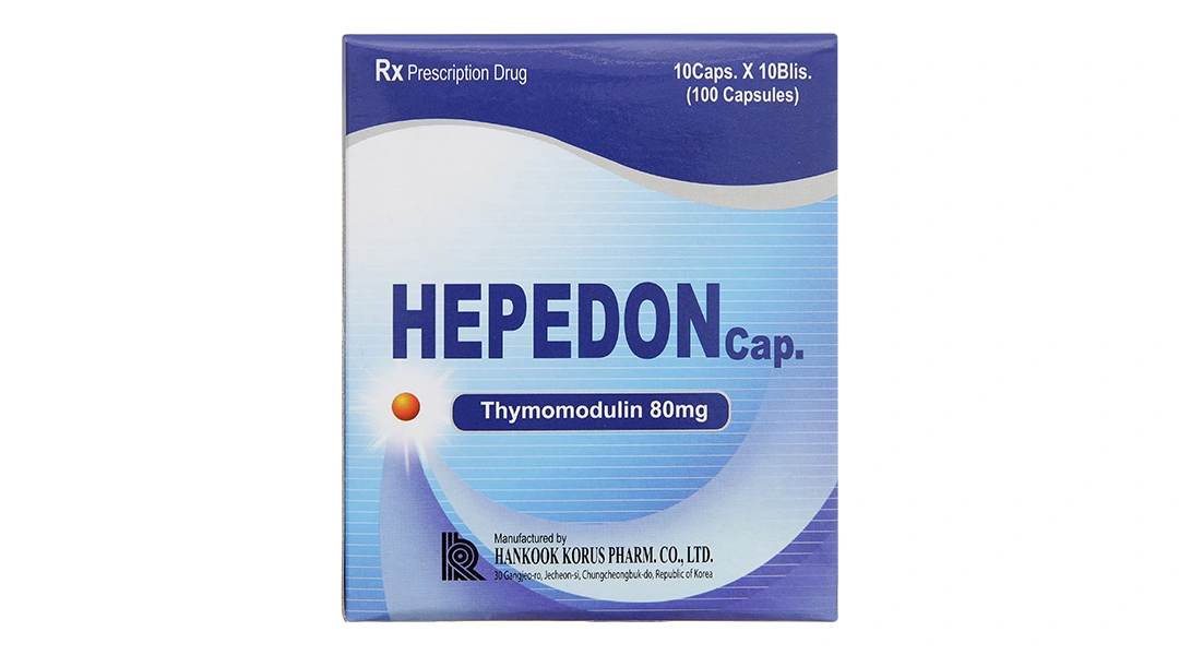 Hepedon Cap. 80mg hỗ trợ trị nhiễm khuẩn, kích thích miễn dịch (10 vỉ x 10 viên) - 1