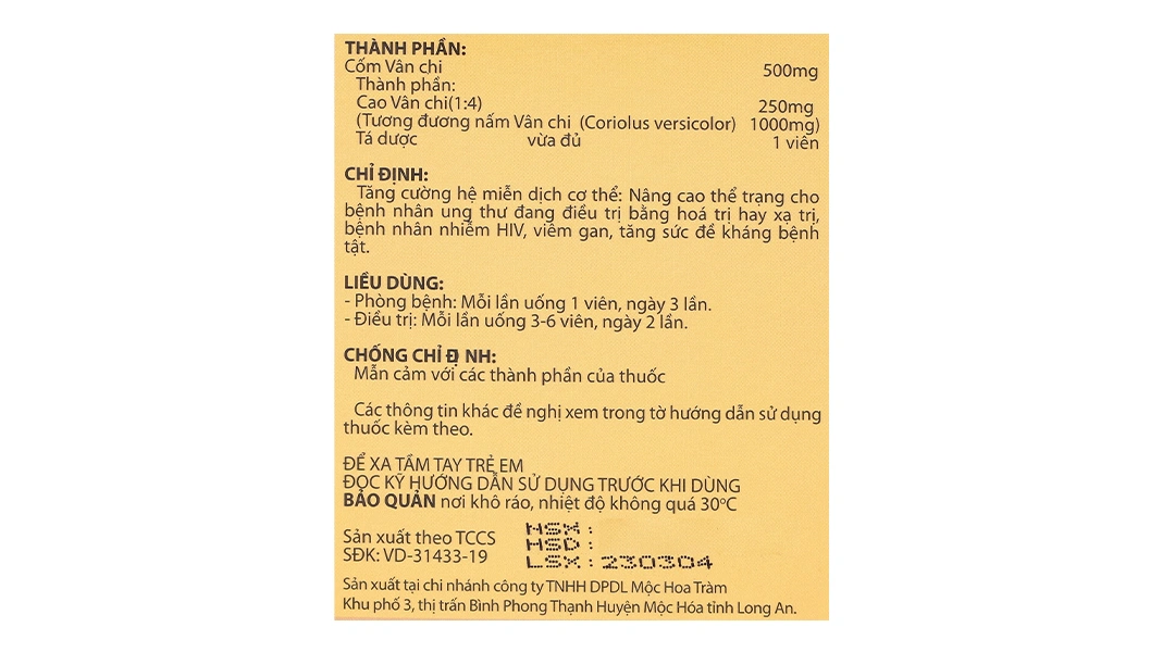 Citropholi 500mg tăng cường hệ miễn dịch (10 vỉ x 10 viên) - 4