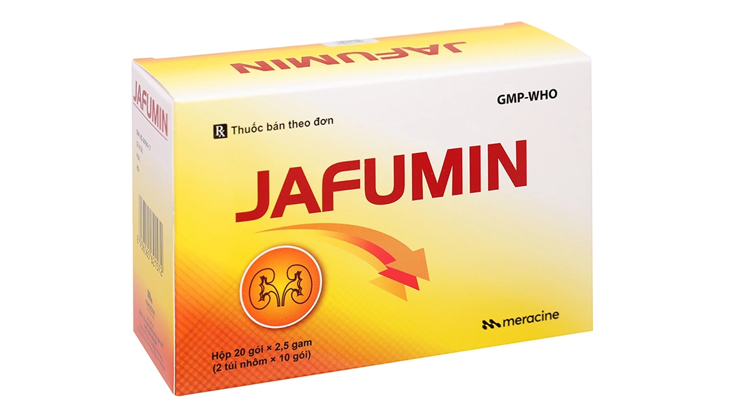 Thuốc cốm Jafumin cung cấp các axit amin trong suy thận mạn tính (20 gói x 2.5g) - 