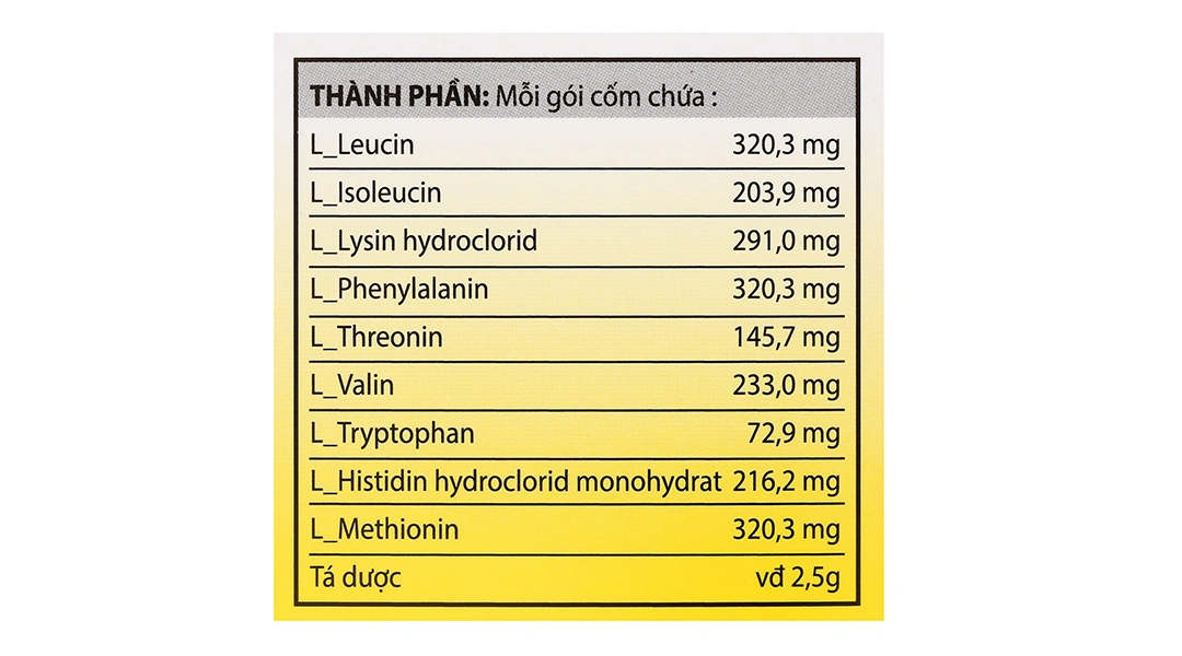 Thuốc cốm Jafumin cung cấp các axit amin trong suy thận mạn tính (20 gói x 2.5g) - 4