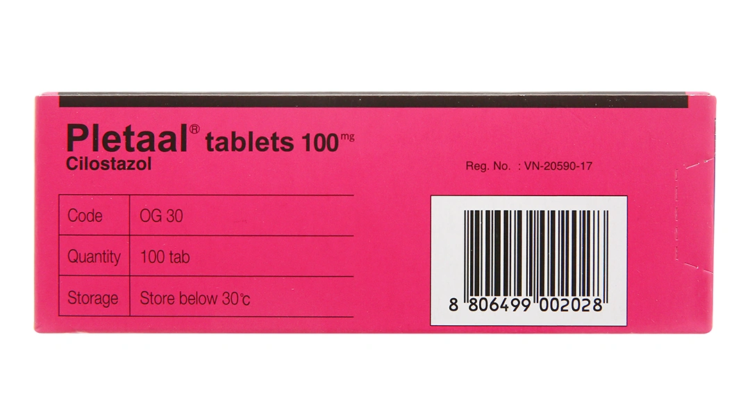 Pletaal Tablets 100mg trị thiếu máu cục bộ (10 vỉ x 10 viên) - 2