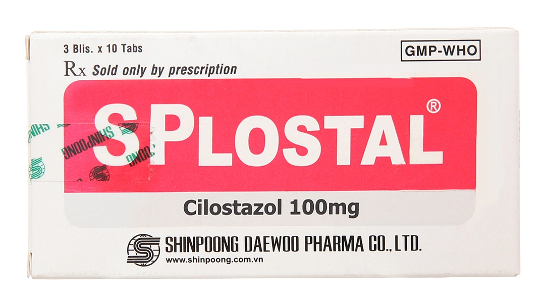SPLostal 100mg phòng và trị huyết khối (3 vỉ x 10 viên) - 1