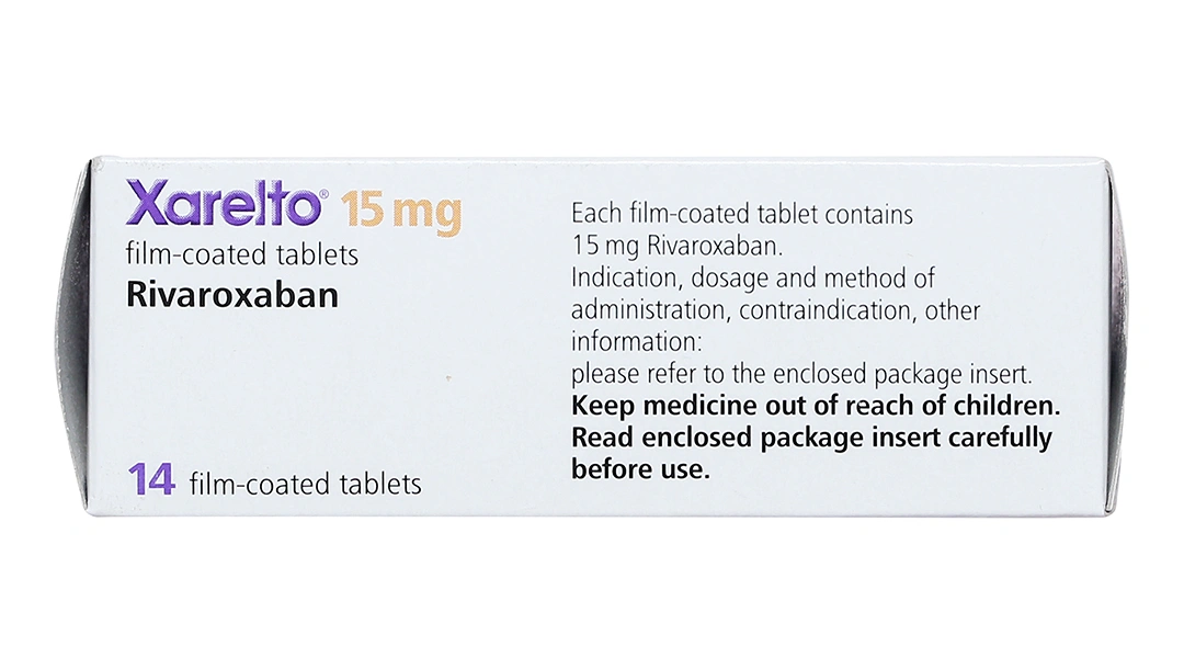 Xarelto 15mg dự phòng đột quỵ và thuyên tắc mạch (1 vỉ x 14 viên) - 3
