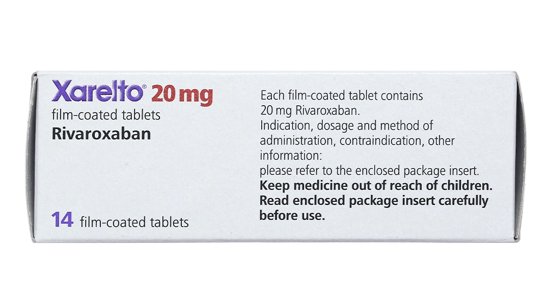 Xarelto 20mg phòng và trị huyết khối (1 vỉ x 14 viên) - 3