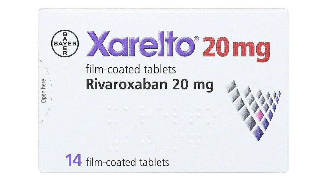 Xarelto 20mg phòng và trị huyết khối (1 vỉ x 14 viên) - 1