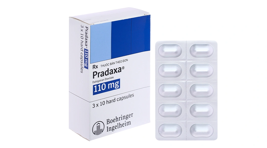 Pradaxa 110mg phòng và trị huyết khối (3 vỉ x 10 viên) - 