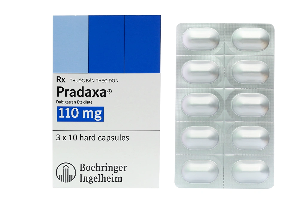Pradaxa 110mg phòng và trị huyết khối (3 vỉ x 10 viên) - 2