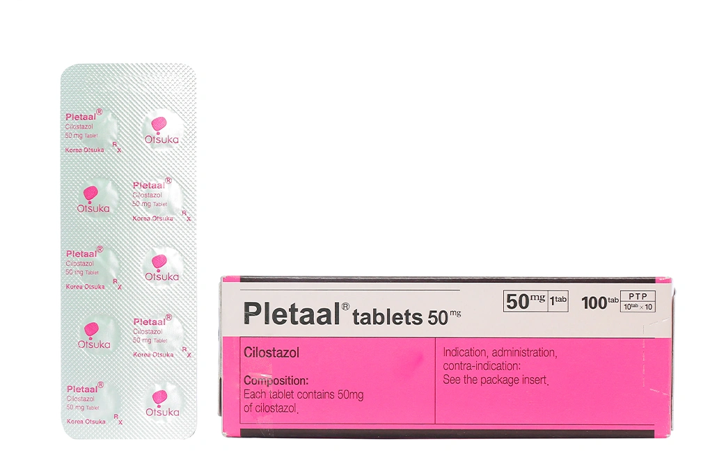 Pletaal Tablets 50mg trị thiếu máu cục bộ (10 vỉ x 10 viên) - 2