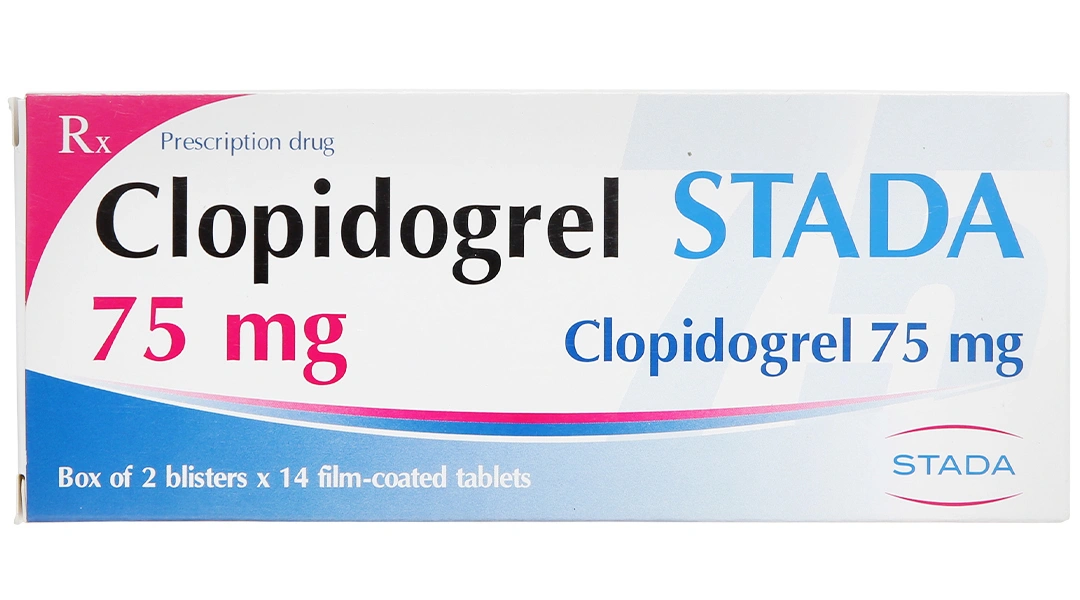 Clopidogrel Stada 75mg dự phòng biến cố do huyết khối động mạch (2 vỉ x 14 viên) - 2